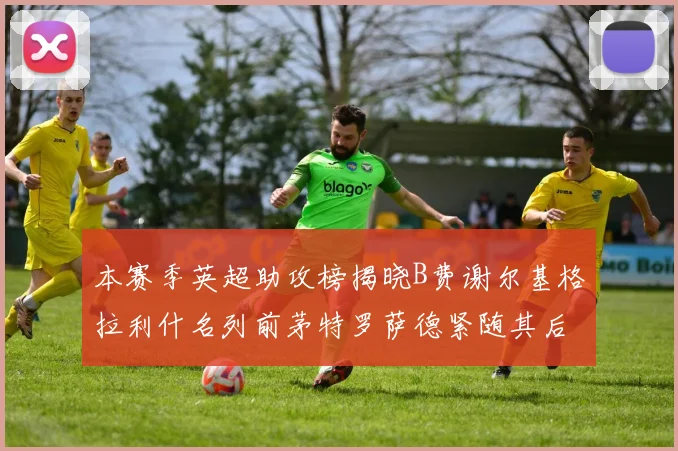本赛季英超助攻榜揭晓B费谢尔基格拉利什名列前茅特罗萨德紧随其后